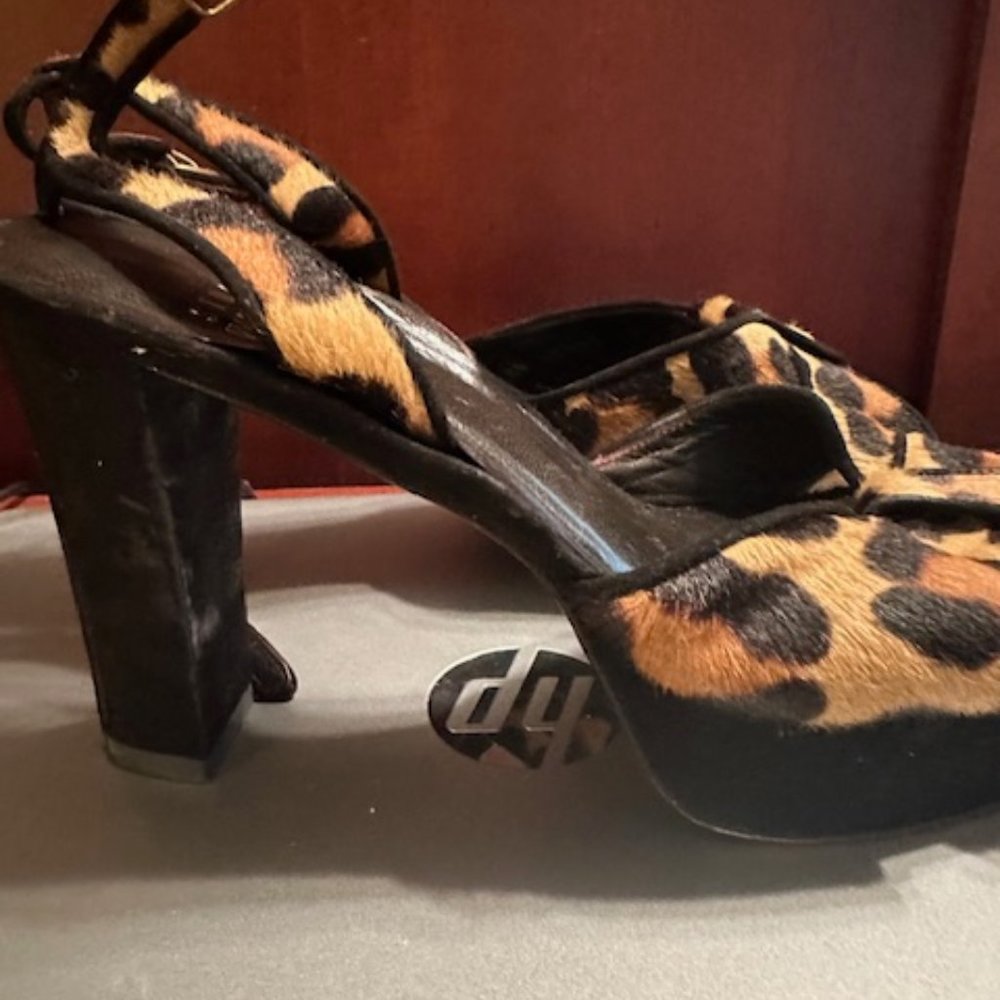 Animal print heels